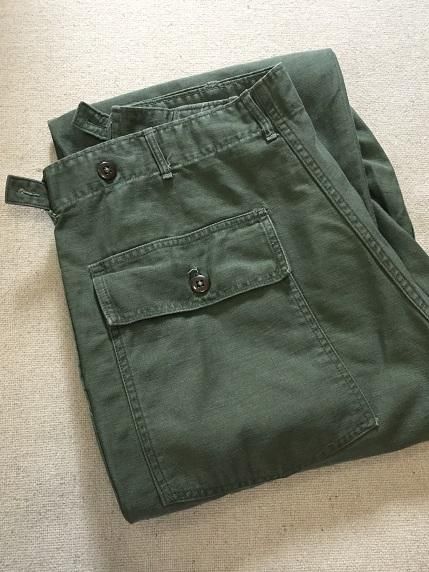 初期６０ｓＵＳ.ＡＲＭＹ ＡＬＬ ＣＯＴＴＯＮ サイドアジャストボタン