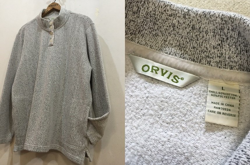 ORVIS ヘンリーネック ボアフリース - トップス