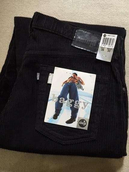 Levi's silver tab buggy Black 90sシルエットワイドバギー