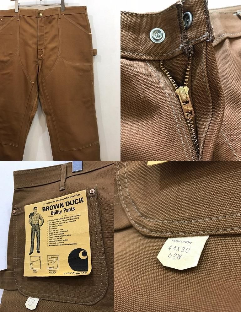 超超スペシャル60s カーハートダブルニーデッドストックフラッシャー付き