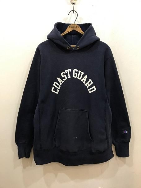 80s チャンピオン リバースウィーブ COAST GUARD パーカー XLbootleg