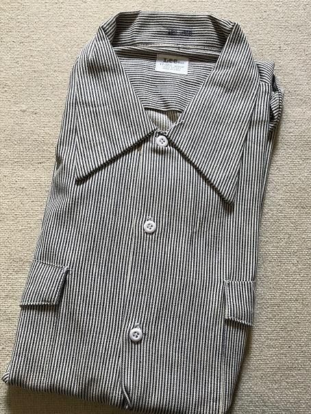 ７０ｓＬＥＥ ヒッコリーワークシャツ ＤＥＡＤＳＴＯＣＫ ＸＬ １７ｈ ...