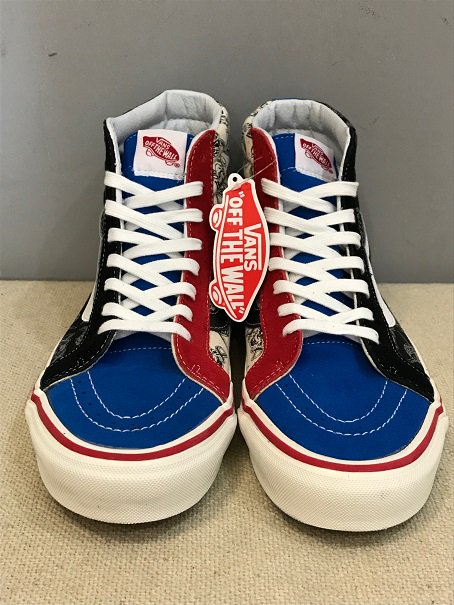 ＮＥＷ バンズ ５０周年モデル ＳＫ８ Ｈｉ スカルパイレーツ マルチ １３ - 大きいサイズ専門の古着屋 INDIGO TRAIL  BIGSIZESTORE