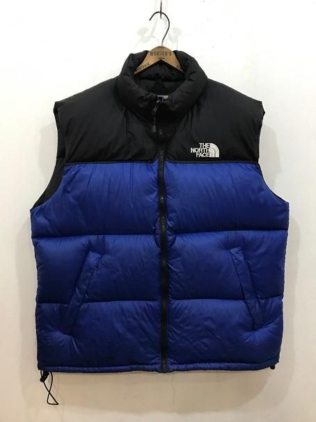 ザ ノースフェイス ダウン Lサイズ 青色 黒色 700 NORTH FACE | nate ...