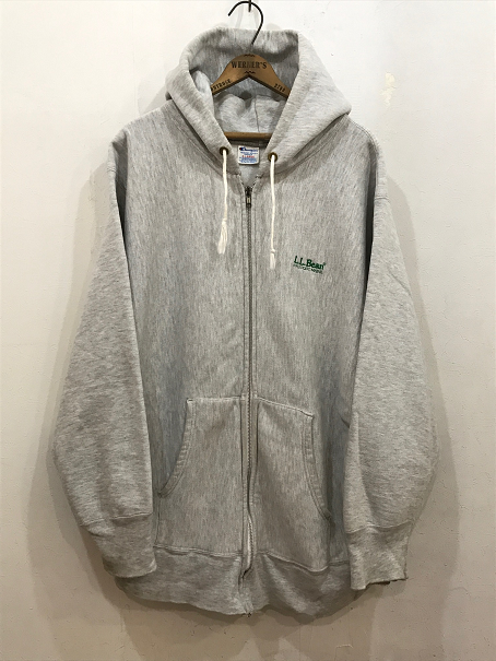 80s champion×L.L.Beenリバースウィーブパーカー【XL】メンズ