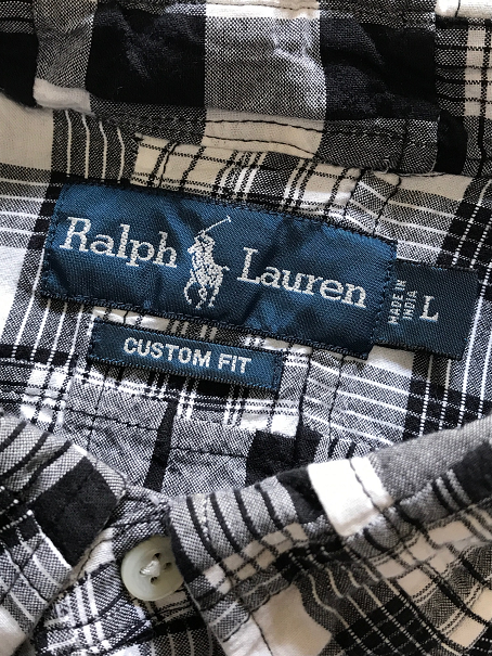 90's Ralph Lauren パッチワーク ボタンダウンシャツ XL Ralph Lauren 