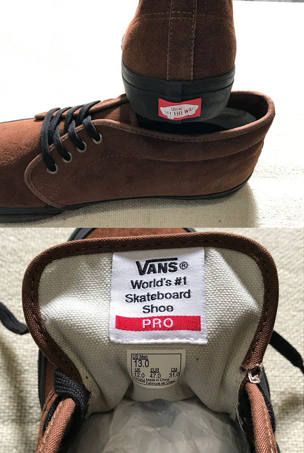 ＮＥＷ ＶＡＮＳ ５０周年記念モデル チャッカ スエード １３ 限定