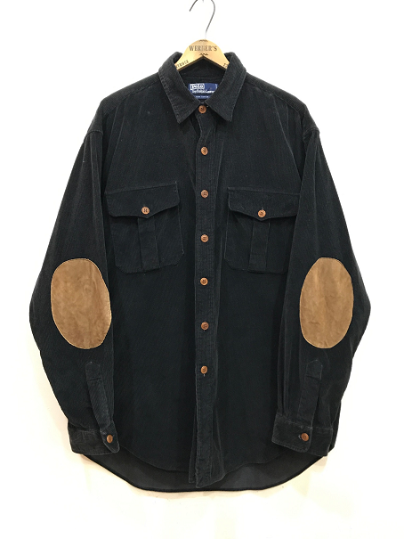 90sラルフローレン コーデュロイシャツ 黒 極上コンディション xl位 大きいサイズ専門の古着屋 Indigo Trail Bigsizestore 90sラルフローレン コーデュロイシャツ 黒 極上コンディション xl位 大きいサイズ専門の古着屋 Indigo Trail Bigsizestore