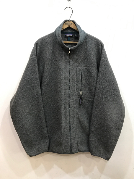 ９９ｓパタゴニア フリースＪＫＴ グレー ＵＳＡ ＸＬ - 大きい