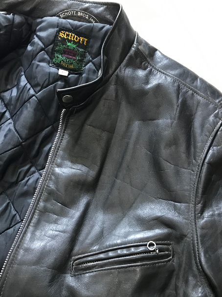 ６０ｓショット 逆ハ シングルライダースＪＫＴ 黒 超極上品 サイズ ...