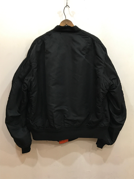 90sアルファ MA1 USA製 黒 極上コンディション XXL 90sアルファ MA1 USA製 黒 極上コンディション XXL
