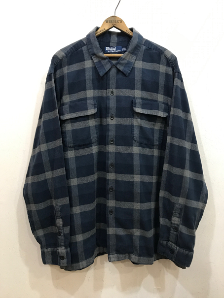 ラルフローレン　ネルシャツ　2XL