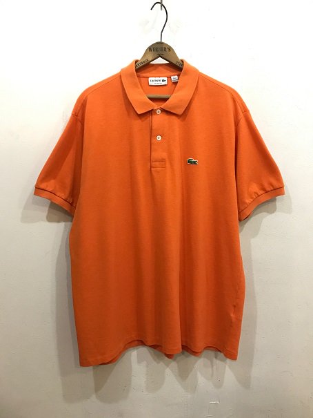 ００ｓラコステ ポロシャツ オレンジ！ 極上品 ＸＸＬ - 大きいサイズ 