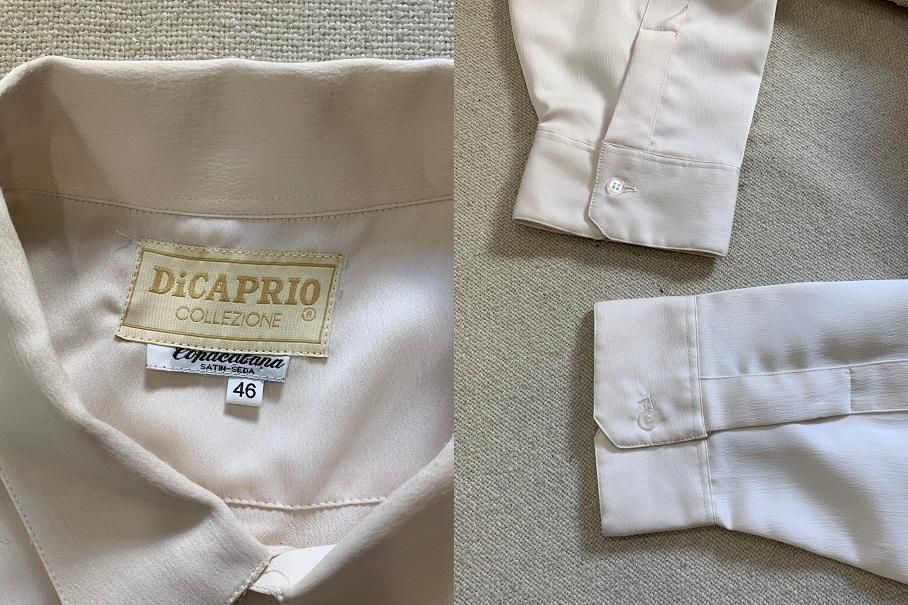 80sキューバシャツ 長袖！ アイボリー 極上コンディション