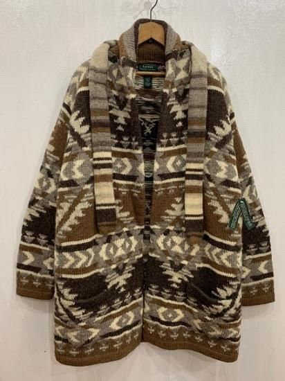 80s dead stock Ralph Lauren ネイティブ ガウン XL-