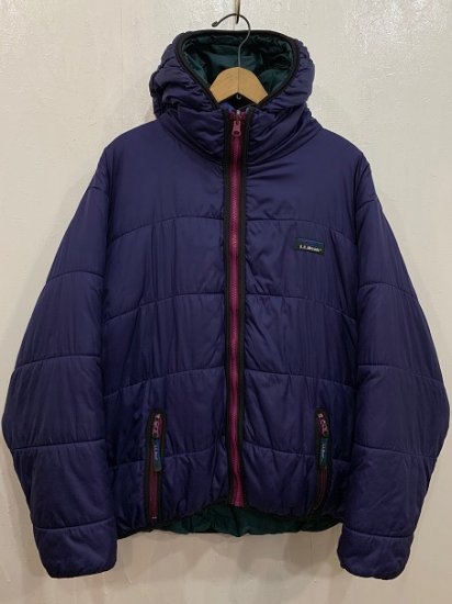 ８０ｓＬＬ.ＢＥＡＮ プリマロフトパーカー 超極上コンディション ＸＬ