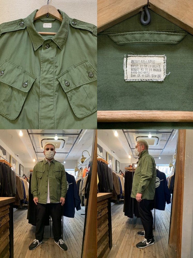 １９６４年ＵＳ.ＡＲＭＹ ジャングルファティーグＪＫＴ ”１ｓｔ” 超