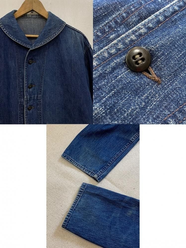 1940s～50sUS.NAVY ショールカラーカバーオール