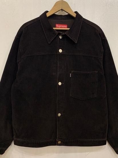 【SALE／37%OFF】 コーデュロイ Supreme スタジャン 黒（中古・古着通販 Lサイズ ジャケット・アウター