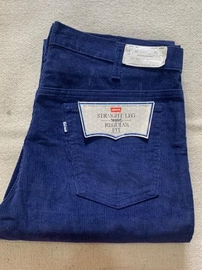 levi’s 519 コーデュロイパンツ　80s talon zip