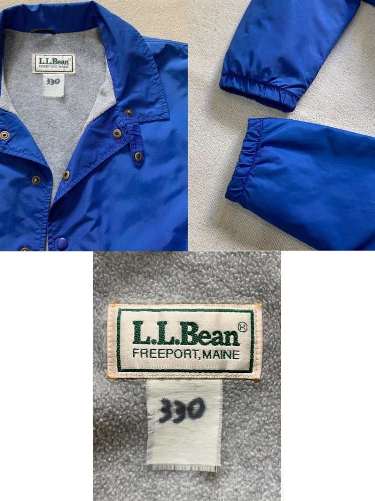 １９９０ｓＬＬ.ＢＥＡＮ チンスト付きコーチＪＫＴ ロイヤルブルー 超