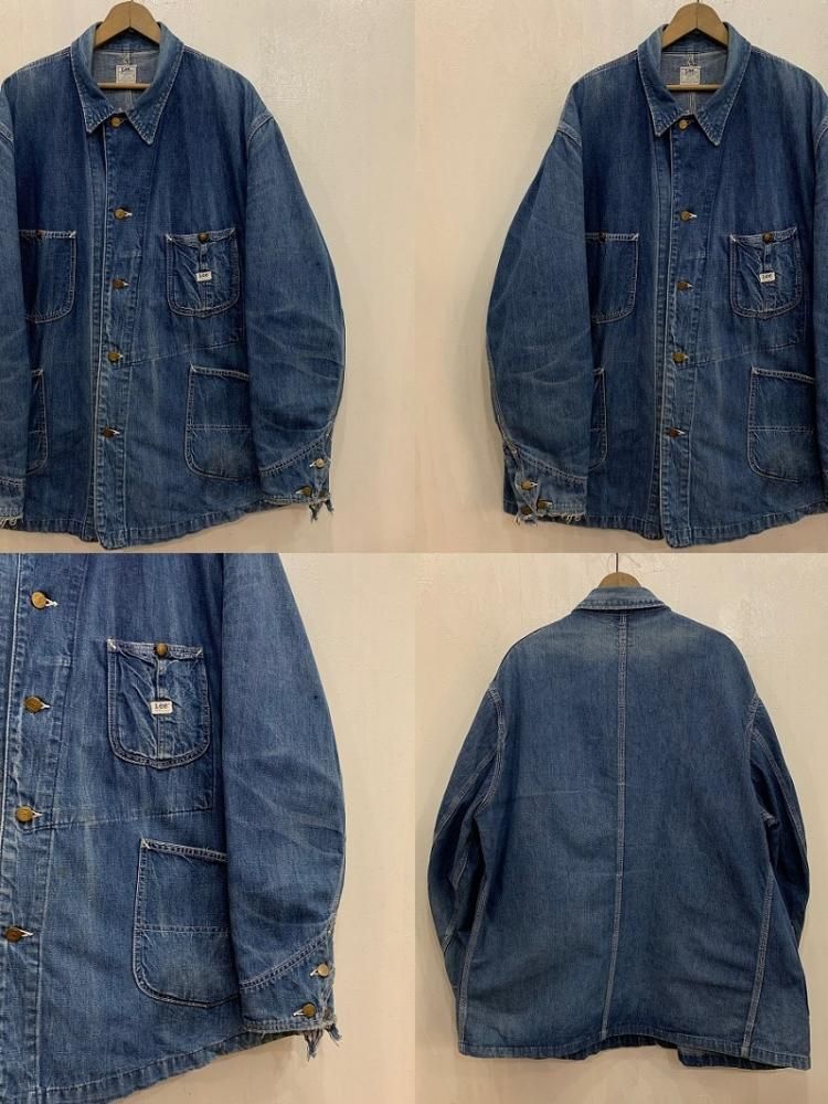 1960sLEE91J デニムカバーオール 極色エイジング