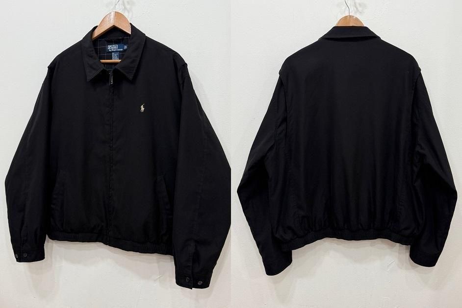 1990sラルフローレン スイングトップ ブラックピーチスキン 超極上