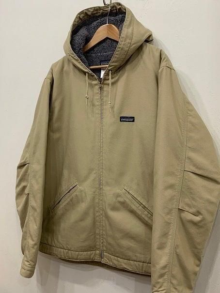 patagonia ラインドキャンバス patagonia 12年製 ラインドキャンバスフーディージャケット カーキ M