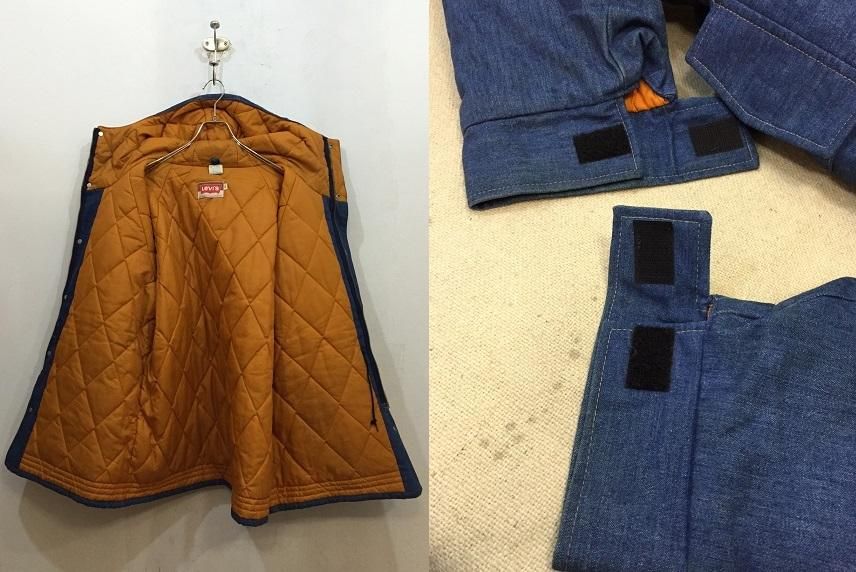 70sリーバイス デニムマウンテンパーカー 極上コンディション XL