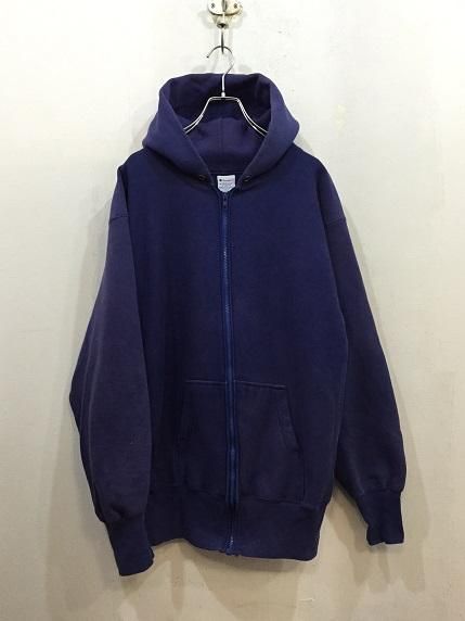 ハトメ部分に赤茶のシミ90's Champion Full Zip Parka USA製 XXL