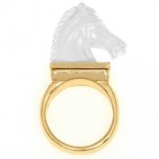 【Anna Lou OF LONDON】Snow Storm Horse Ring