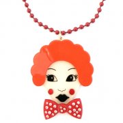 【Anna Lou OF LONDON】Starry Bow clown necklace