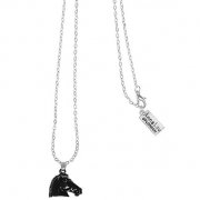 【Anna Lou OF LONDON】 Midnight Sequel Horse Necklace