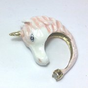 【Phoreny Jewelry】porcelain Unicorn Ring（PINK）