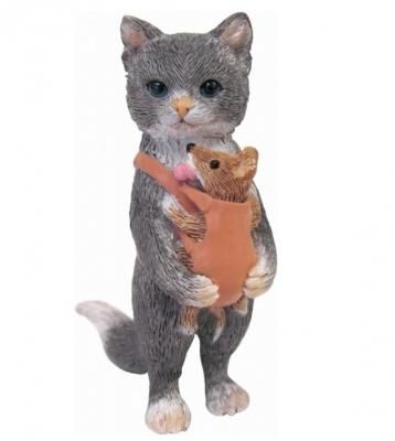 Copeau ねずみを抱っこするネコ 猫 キャット 置き物 人形 猫グッズと姫雑貨のお店 オトメ日和 Copeau ねずみを抱っこするネコ 猫 キャット 置き物 人形 猫グッズと姫雑貨のお店 オトメ日和