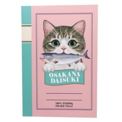 フェリシモ猫部 手のひらミニノート 71ピンク ネコ キャット