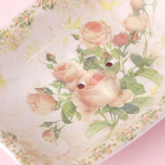 ブリリアントローズ ソープディッシュ 石鹸置き 薔薇 バラ 猫グッズと姫雑貨のお店 オトメ日和 ブリリアントローズ ソープディッシュ 石鹸置き 薔薇 バラ 猫グッズと姫雑貨のお店 オトメ日和