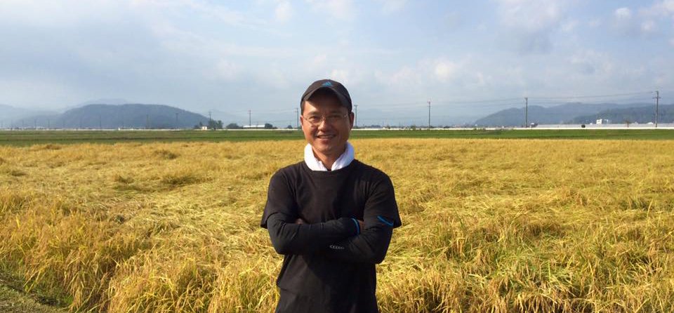 豊岡市で稲作がんばる生産者の根岸さん