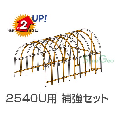 パイプ車庫 2540U用 補強セット