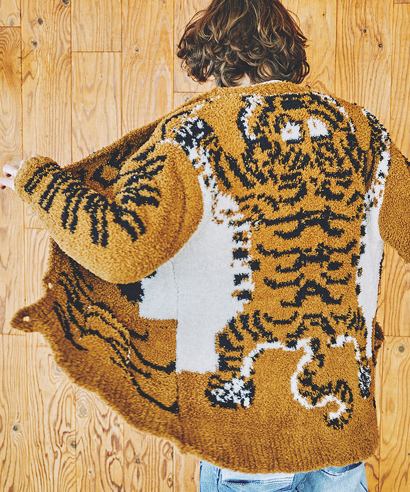 完売品】SEVESKIG TIBETAN TIGER CARDIGAN smcint.com