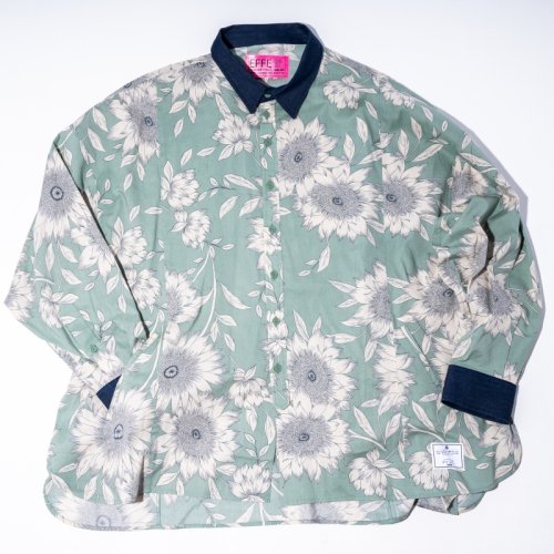 [2022ss 予約商品] EFFECTEN(エフェクテン)botanical wide shirts