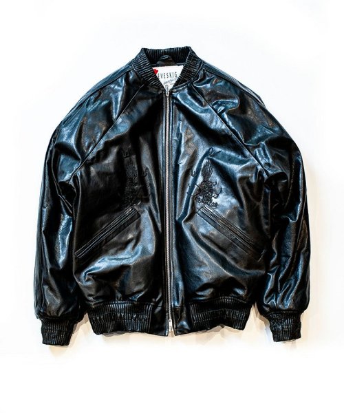 [予約商品2022aw] SEVESKIG/セブシグ/  Japan Cow Leather Ska-Jacket 