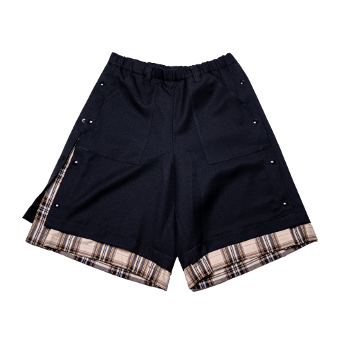 [22Summer予約商品] EFFECTEN(エフェクテン) layered short pants