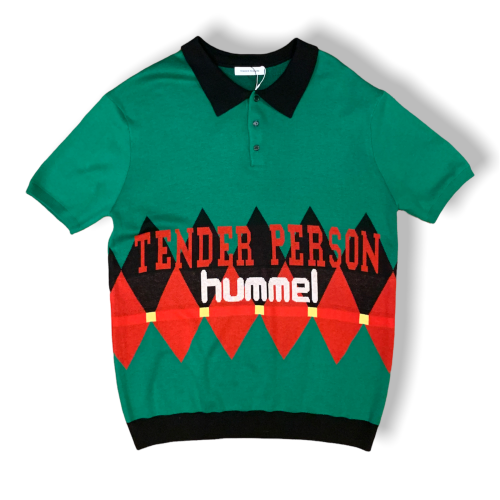  TENDER PERSON(テンダーパーソン) ×hummel(ヒュンメル)コラボニットポロシャツ