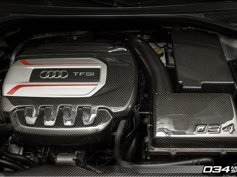 034motorsport- カーボン エンジンカバー for Audi 8V/8S