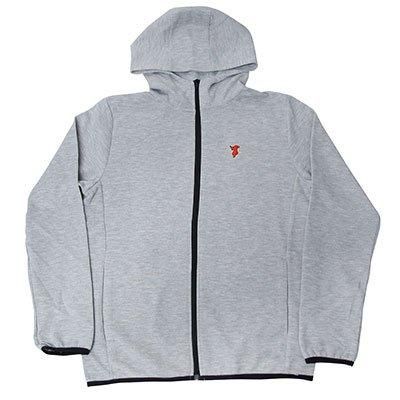 チーバくん ワッペンドライスウェットパーカー（グレー
