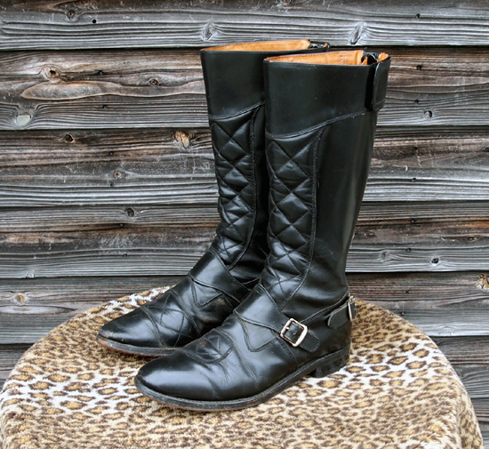 Goldtop Quilted Trophy Boots (UK/11.5 