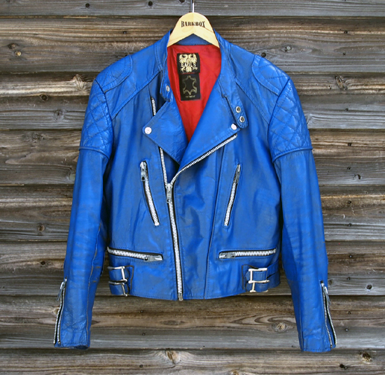 70's Eagle Leathers BLue Monza type (36) VJK-87 - BARKBOX