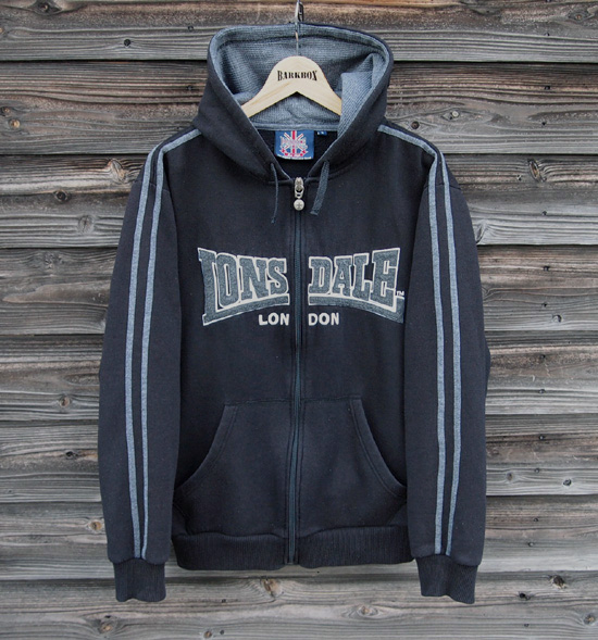 lonsdale zip up hoodie