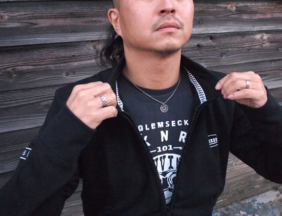 英国直輸入 当店独占販売 エースカフェロンドン ジップアップ